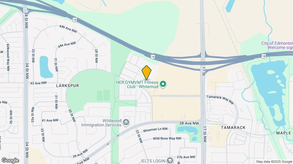 2207-2207 44 Ave NW Map and Location Details