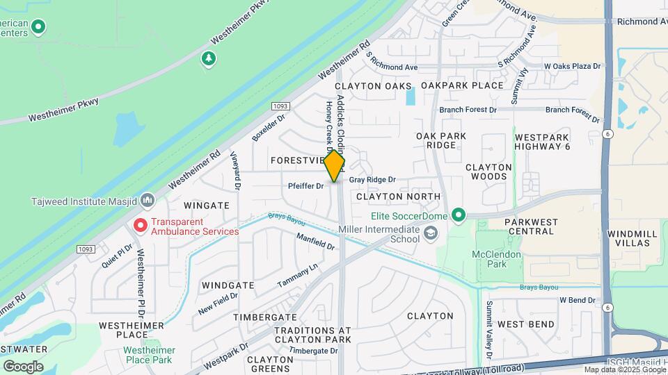 3607 Fiddlers Green Dr Mapa y Detalles de la Ubicación