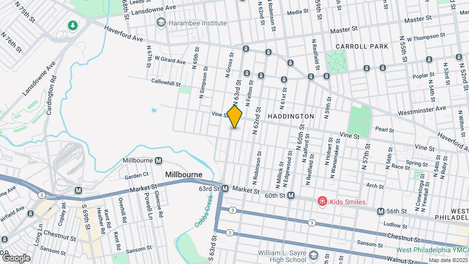 219 N 63rd St Map and Location Details