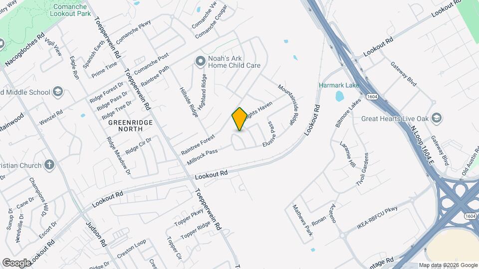 14430 Bowhill Glen Map and Location Details