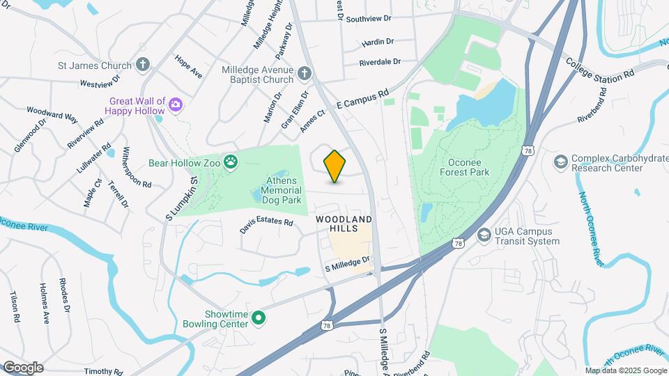 547 Woodland Hills Dr Mapa y Detalles de la Ubicación