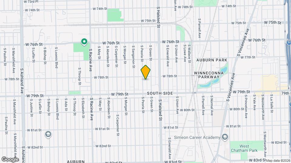 7809 S Peoria St Map and Location Details