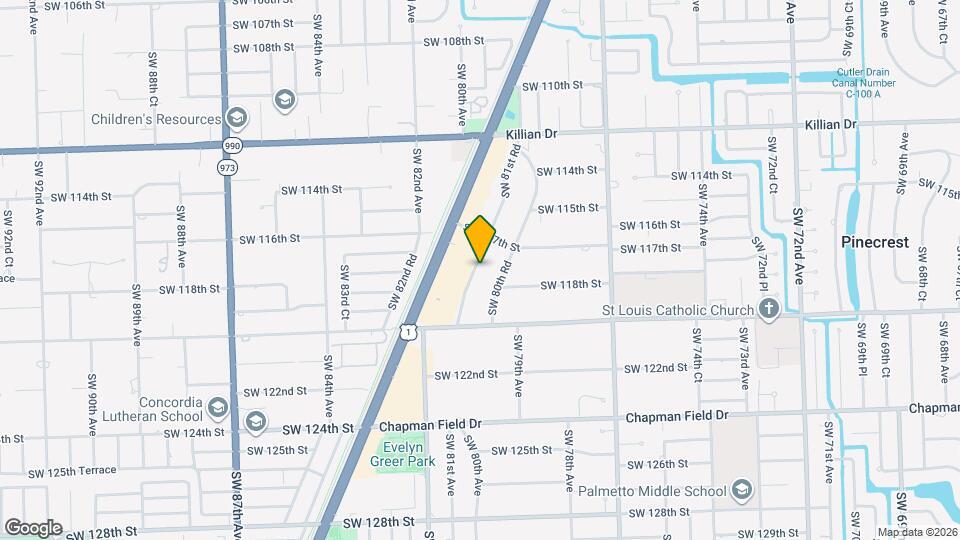 11777 SW 81st Rd Map and Location Details