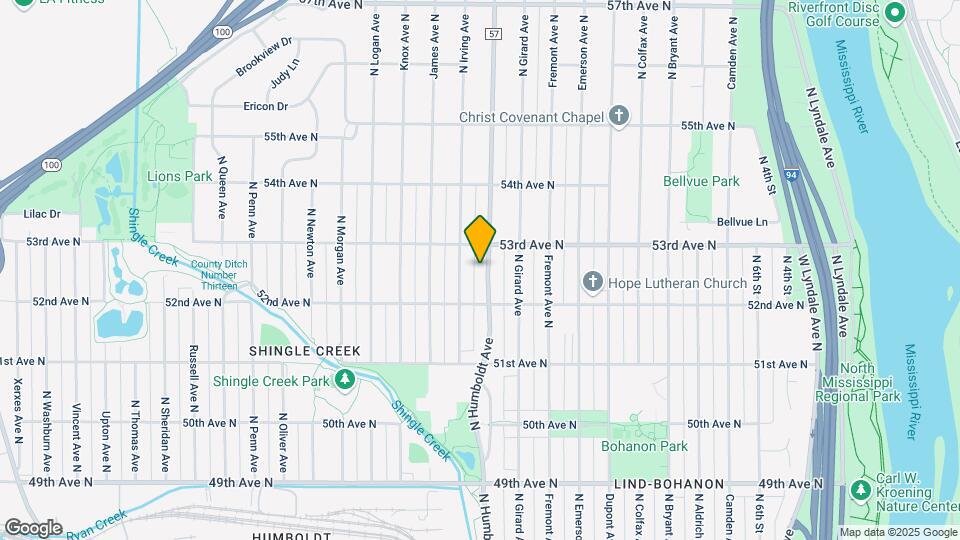 5239 N Humboldt Ave Map and Location Details