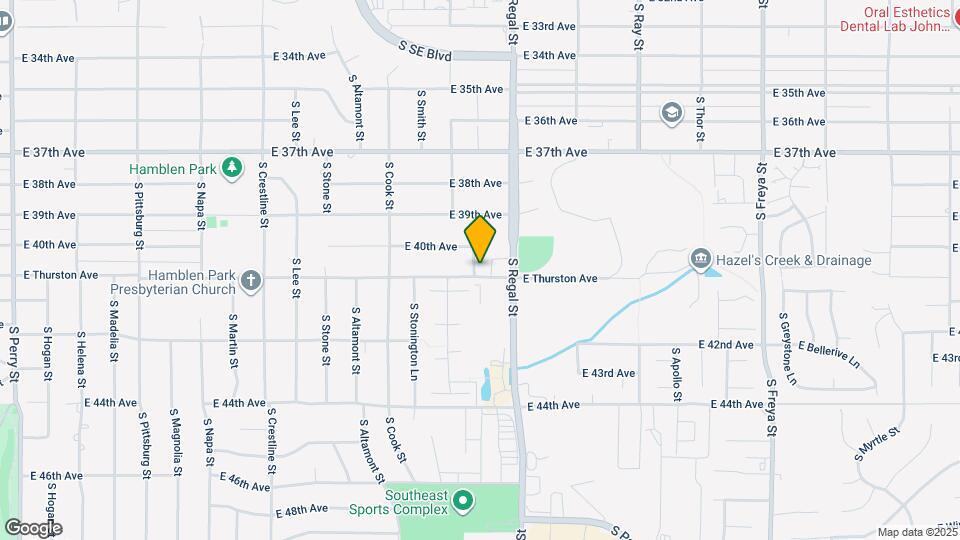 4023 S Lacey St Mapa y Detalles de la Ubicación