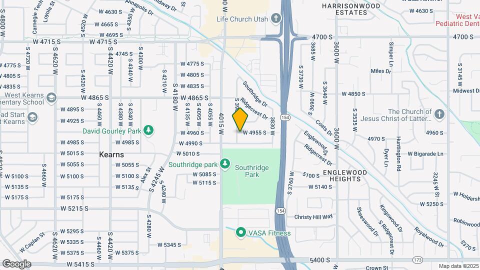 3947 W 4955 S Map and Location Details