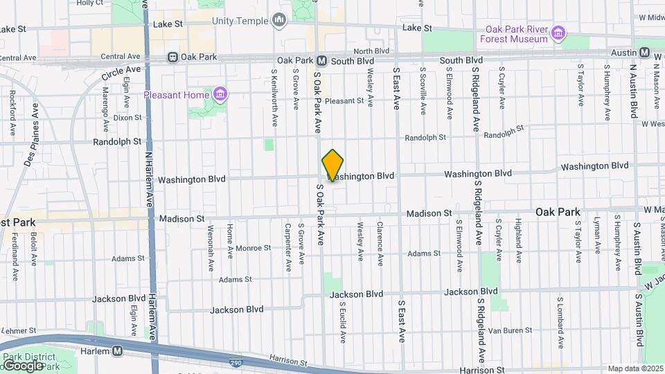 715 Washington Blvd Mapa y Detalles de la Ubicación