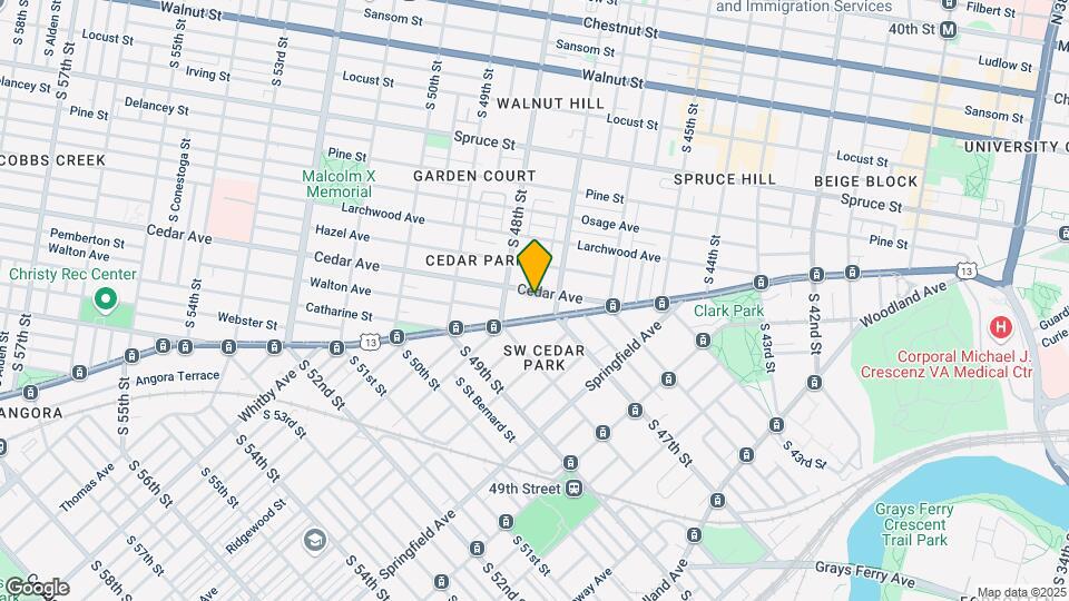 4718 Cedar Ave Mapa y Detalles de la Ubicación