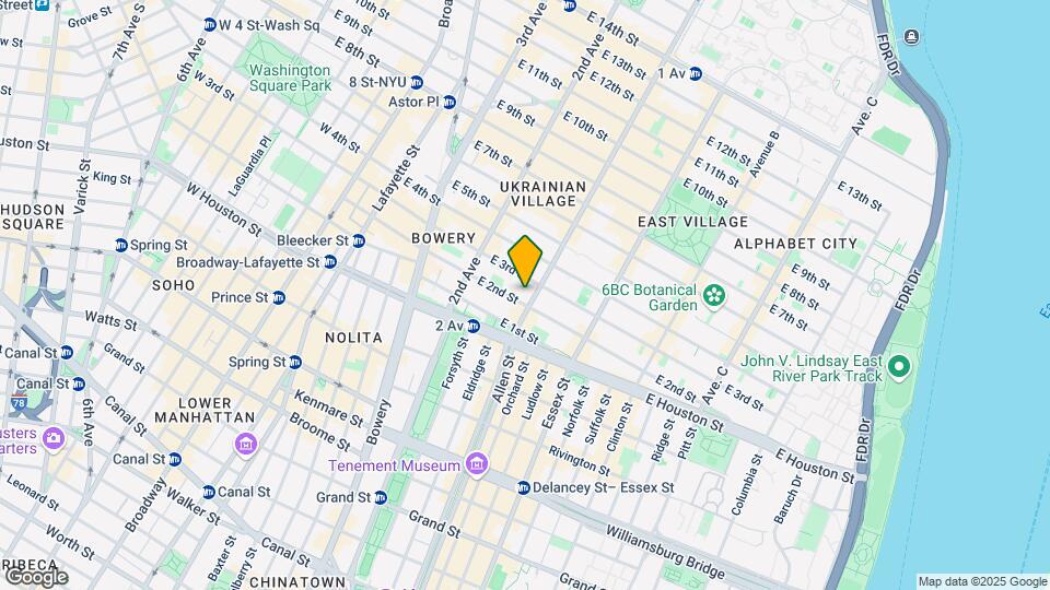 39 First Ave Mapa y Detalles de la Ubicación