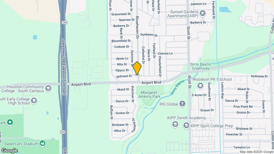10602 Rosehaven Dr Map and Location Details