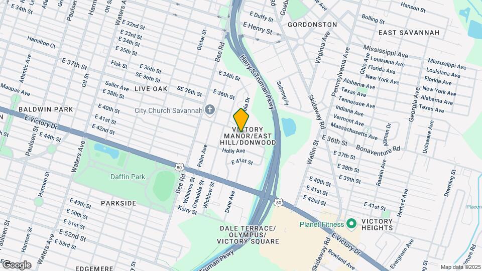 1712 E 39th St Map and Location Details