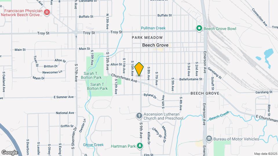 154 S 9th Ave Map and Location Details