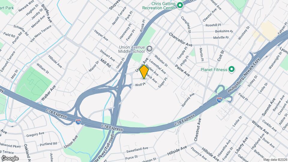 54 Wolf Pl Map and Location Details