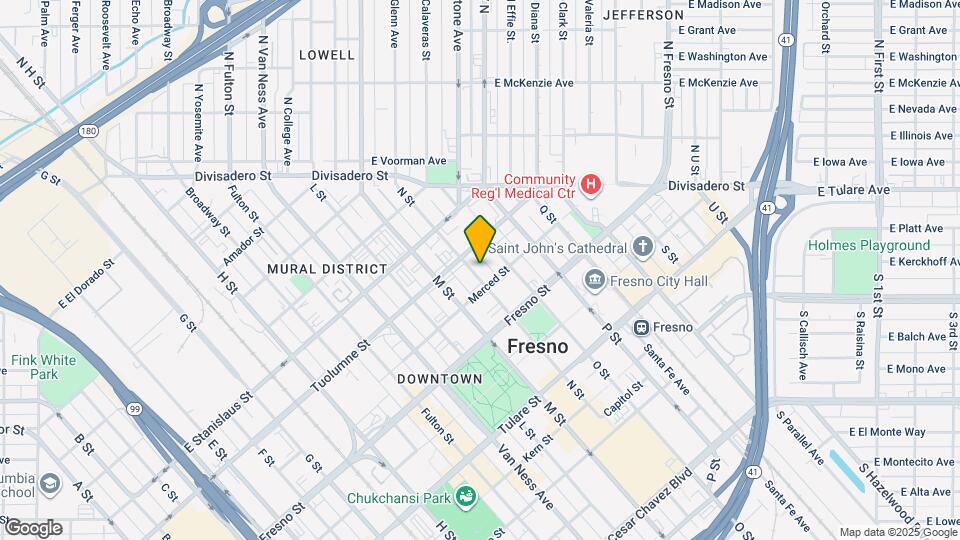 1332 N St Mapa y Detalles de la Ubicación