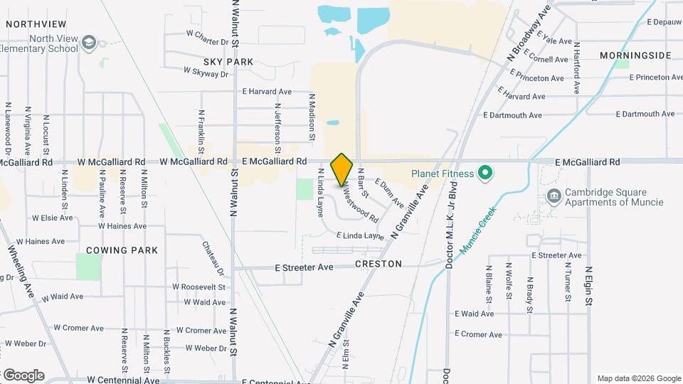 3001 N Westwood Rd Map and Location Details