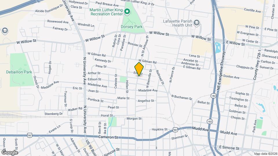 800 N St Antoine St Map and Location Details