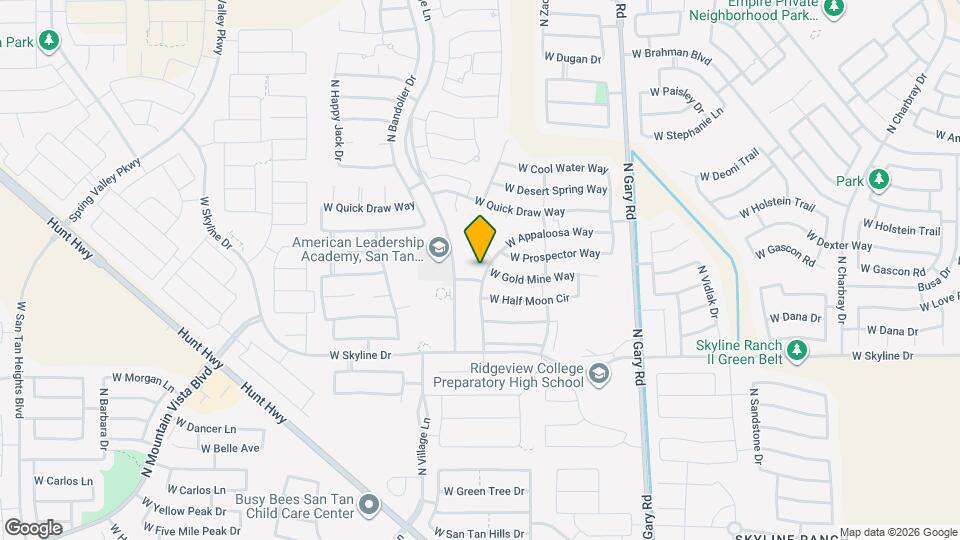 34634 N Appaloosa Way Map and Location Details
