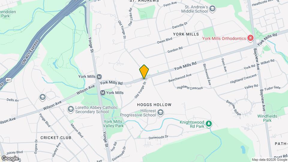 50 Old Yonge St Map and Location Details