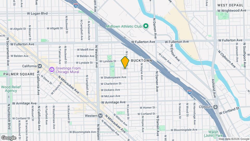 2202 N Leavitt St Map and Location Details