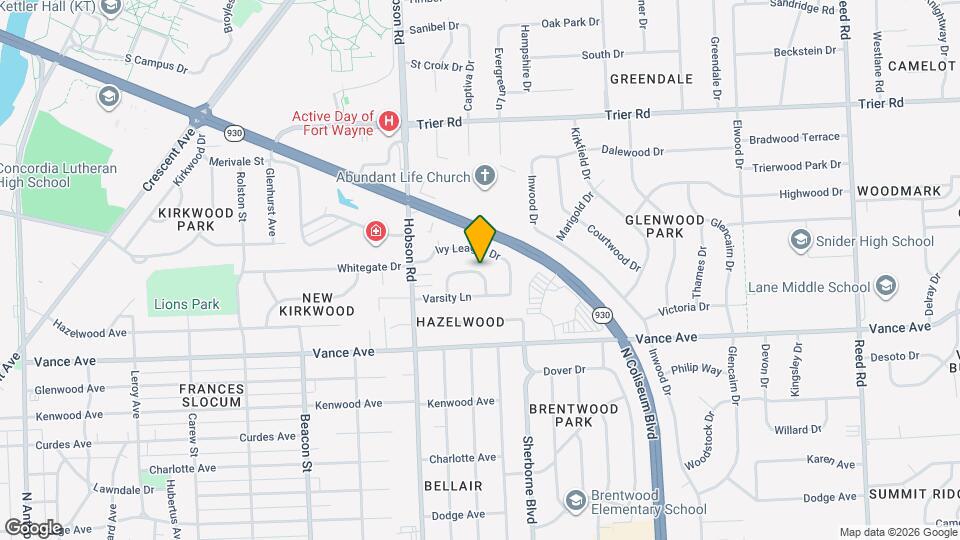 3415 Collegiate Ct Map and Location Details