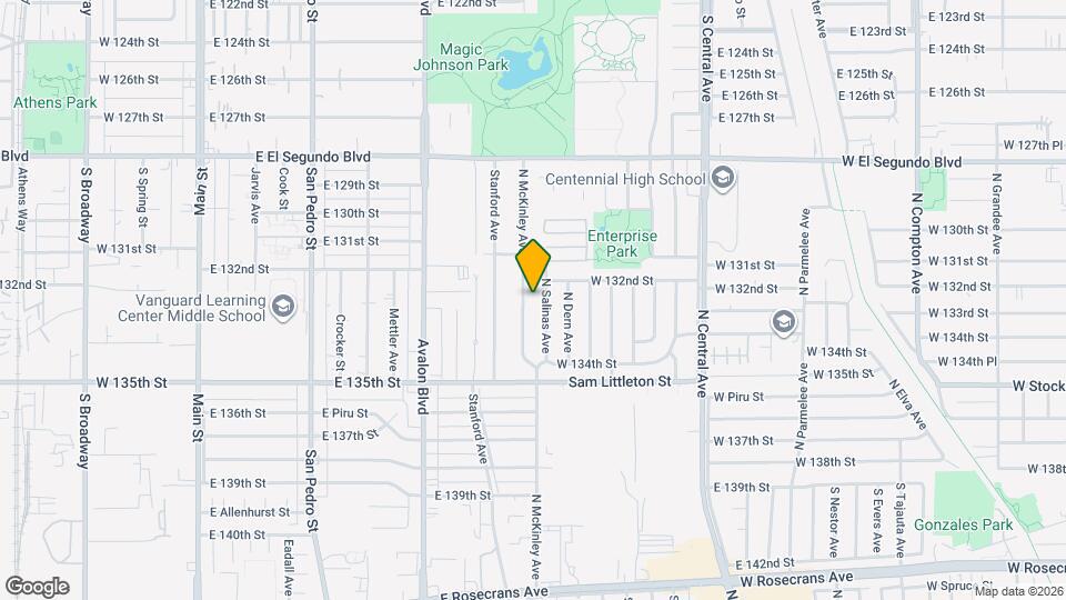 13216 McKinley Ave Map and Location Details