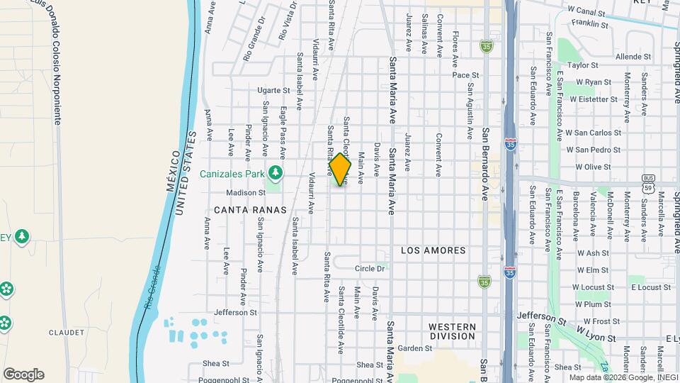 1804 Madison St Map and Location Details