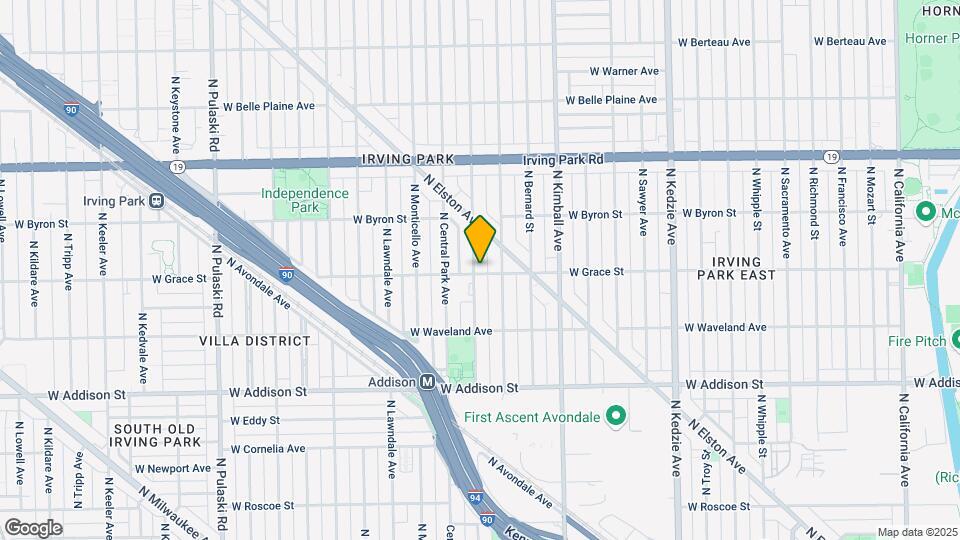 3524 W Grace St Map and Location Details
