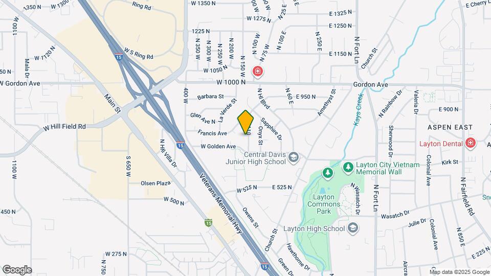 775 N Diamond St Map and Location Details