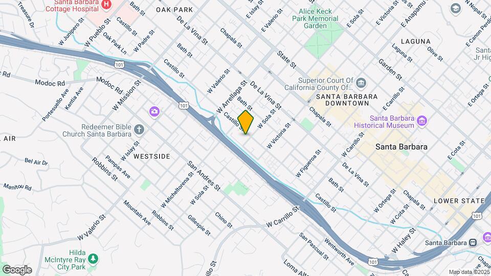 410 W Sola St Map and Location Details