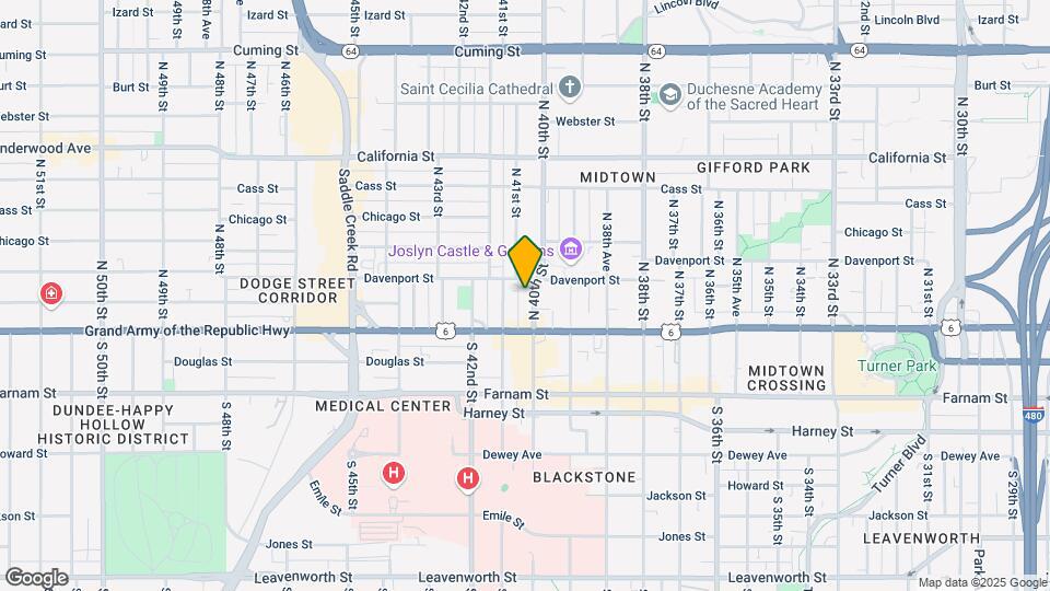 128 N 40th St Map and Location Details