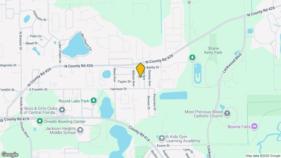 345 Chinaberry Ave Map and Location Details