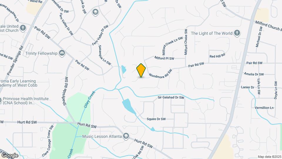 1623 Sparrow Wood Ln SW Map and Location Details