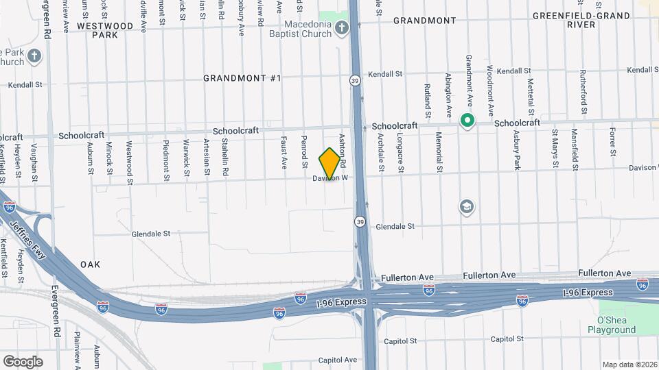 12944 Rosemont Ave Map and Location Details