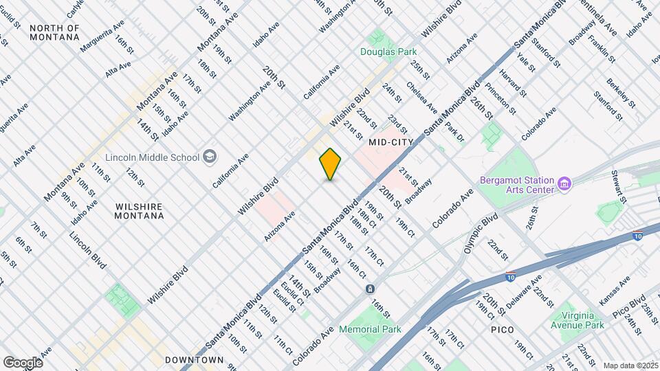 1307 18th St Map and Location Details