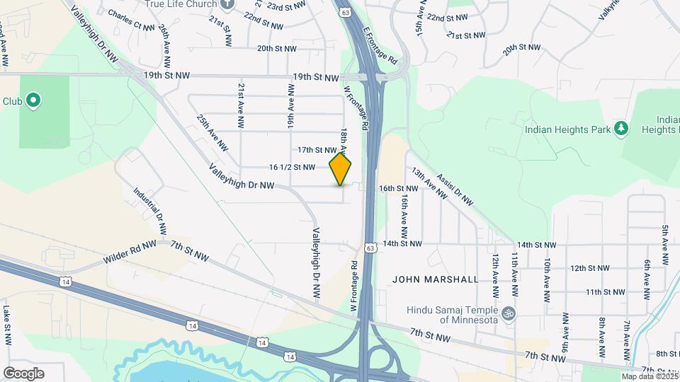 1802 16th St NW Map and Location Details