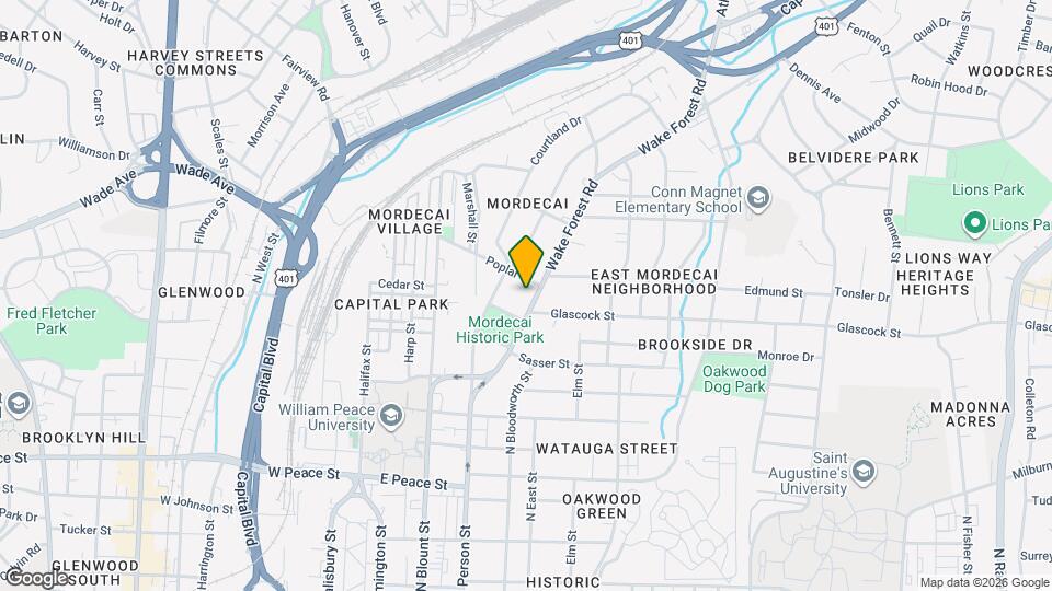 1109 Wake Forest Rd, Unit 05308 Map and Location Details