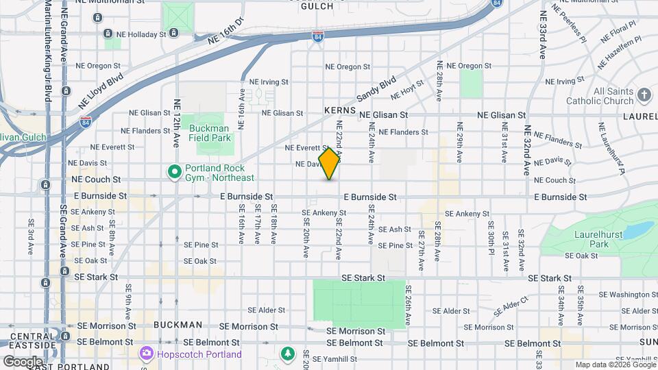 2112 NE Couch St Map and Location Details