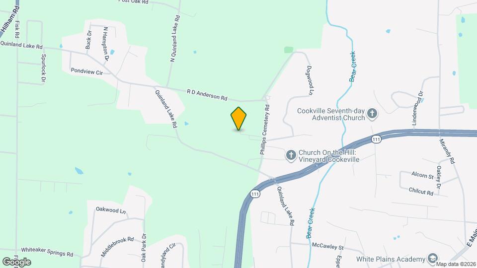 212 Cypress Ridge Map and Location Details