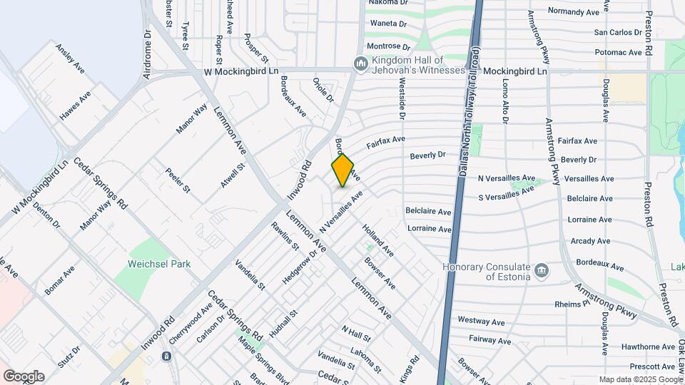 3714 W Beverly Dr Map and Location Details