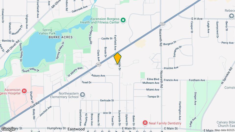 2025 Sunnyside Dr Map and Location Details