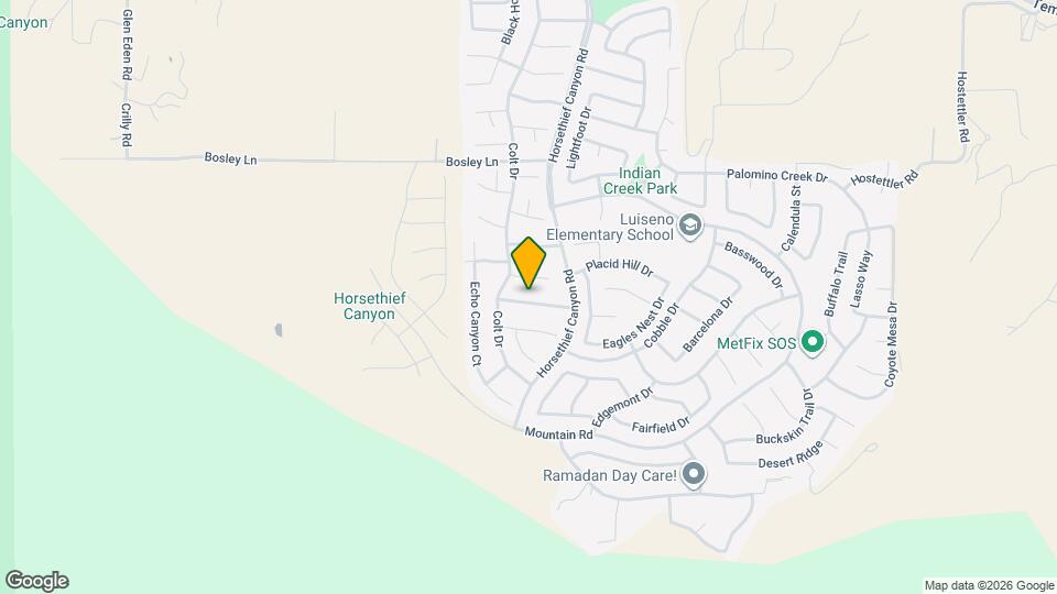 13156 Gold Rush Dr Map and Location Details