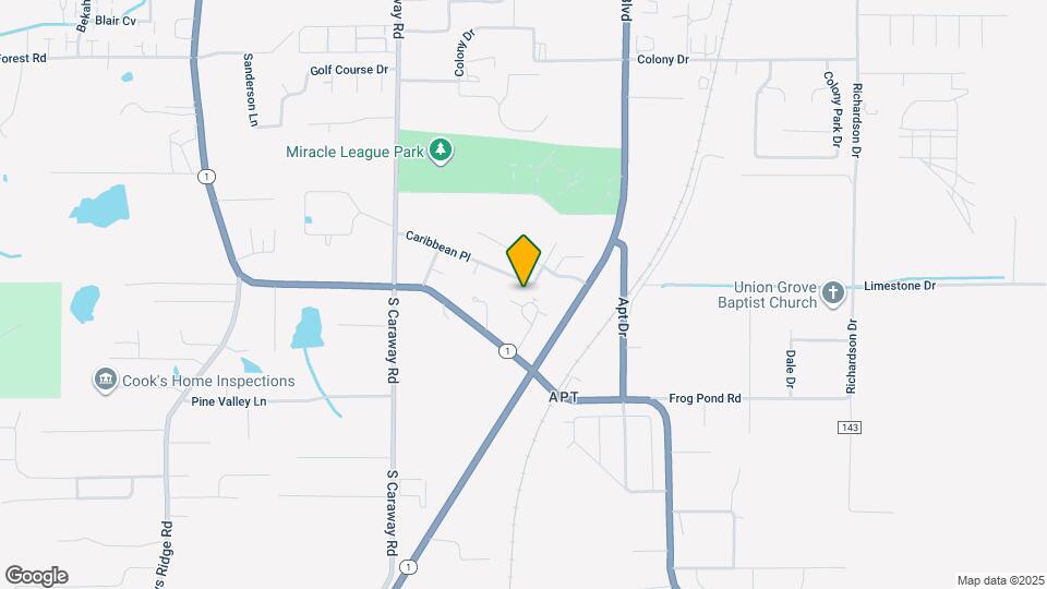 2704 Wakefield Dr, Unit 1 Map and Location Details