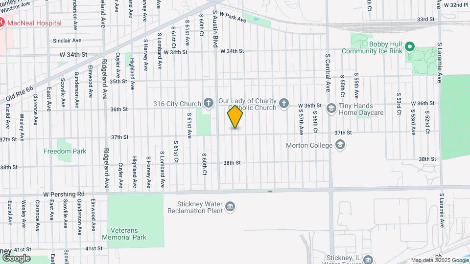 5924 W 37th St Map and Location Details