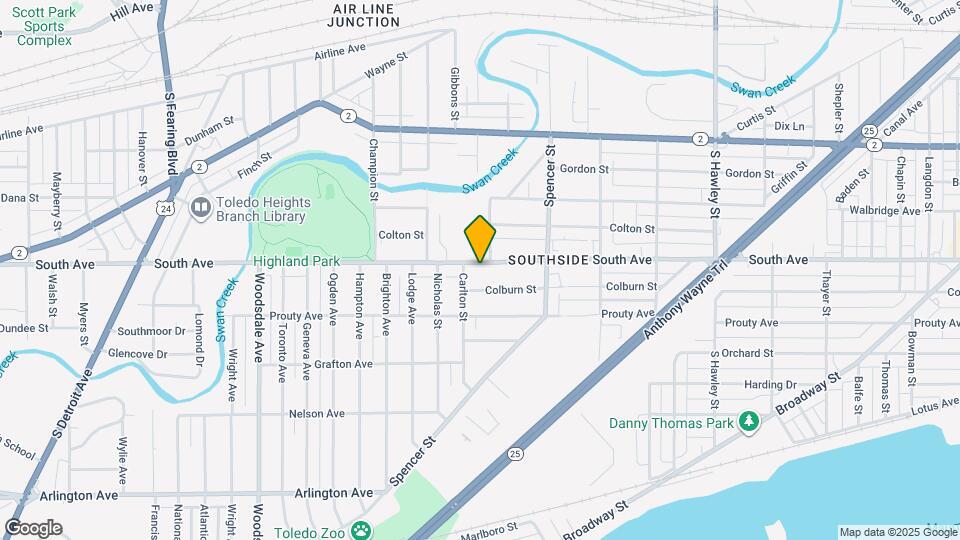 1477 South Ave Map and Location Details