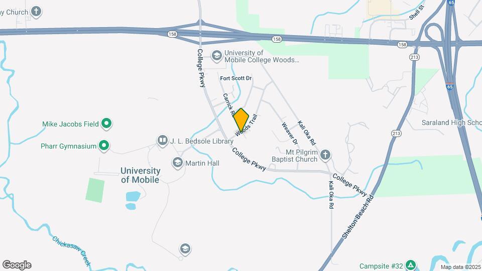 1642 Woods Trail Map and Location Details