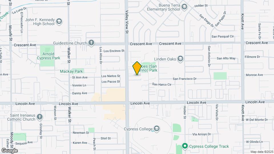 8784 Valley View St Mapa y Detalles de la Ubicación