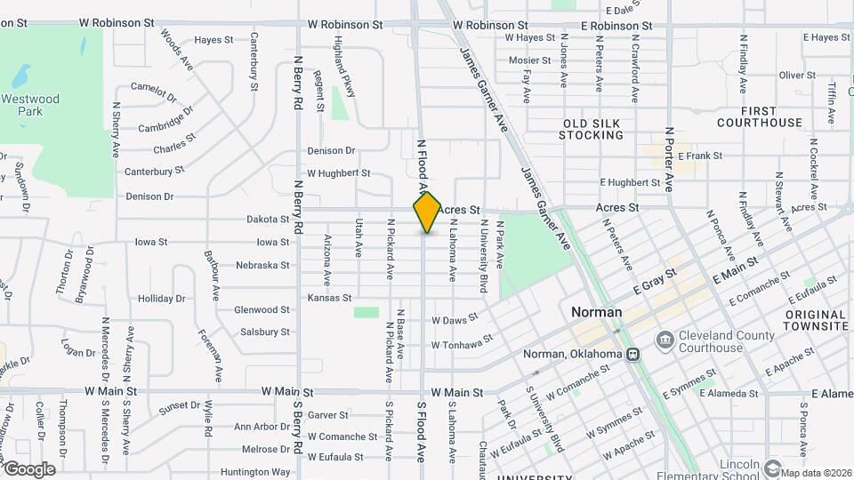 525 Iowa St Map and Location Details