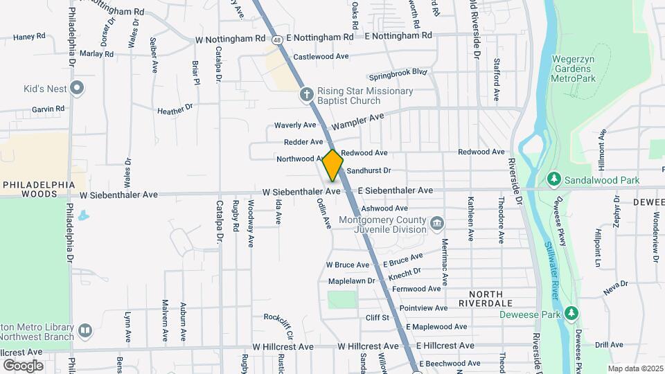 19 W Siebenthaler Ave Mapa y Detalles de la Ubicación