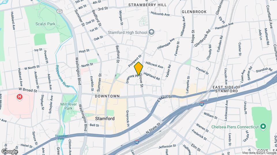 2 Bedroom Stamford Downtown Apartment for Ren Map and Location Details