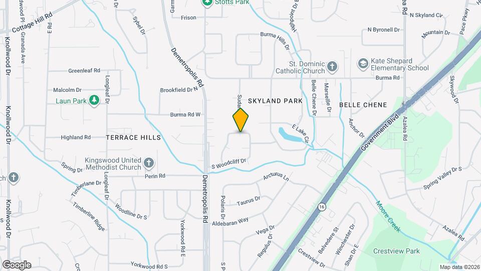 4861 Woodcliff Dr N Map and Location Details